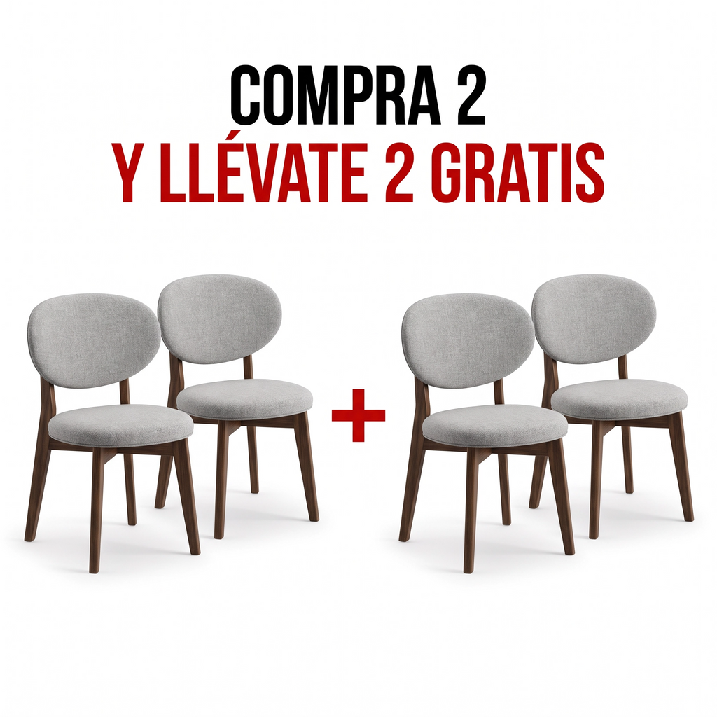 Lote de 4 Sillas COLAMY NOYA