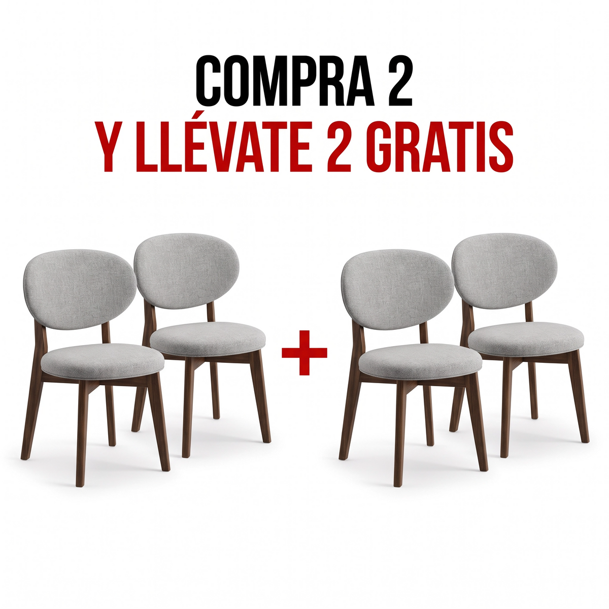 Lote de 4 Sillas COLAMY NOYA