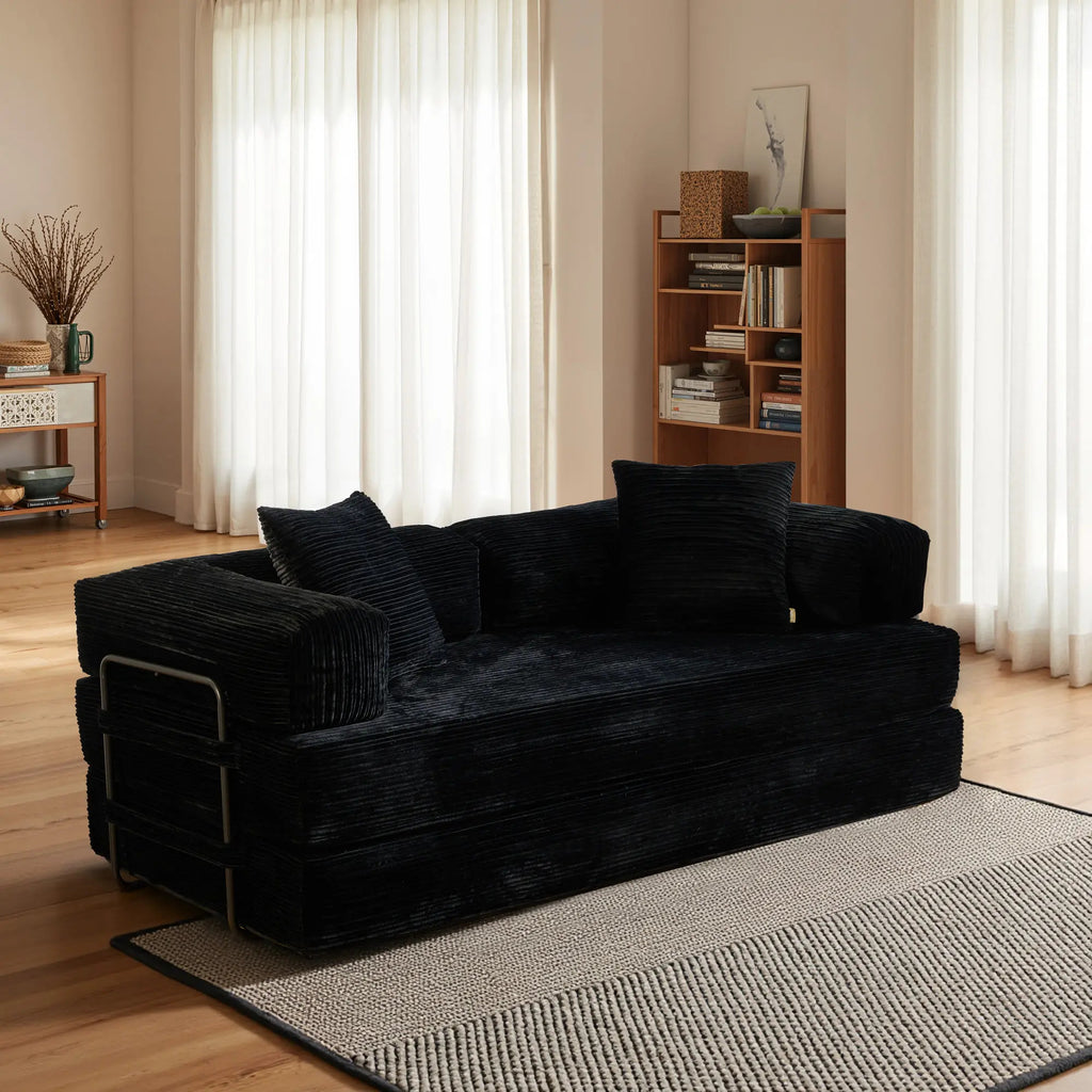 CAODOC Sofá Cama de Pana Convertible 5 en 1