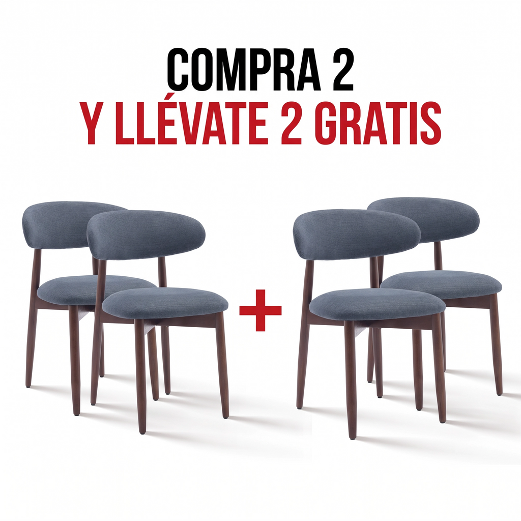 Lote de 4 Sillas COLAMY NOYA