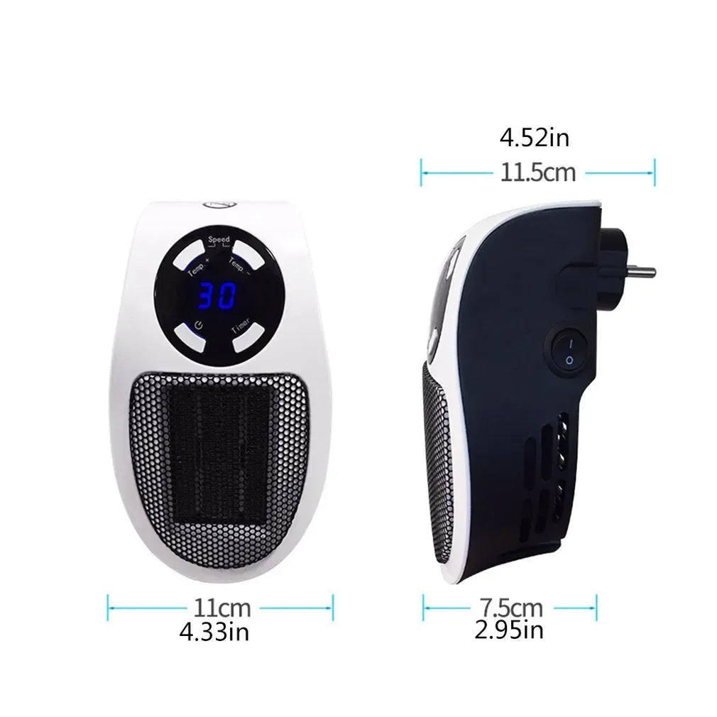 Chauffage d'appoint mural portable 500W