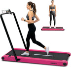 SQUATZ Cinta de Caminar 2 en 1 con Barra Plegable y Vibración