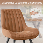Lot de 4 Chaises (2 + 2 GRATIS)